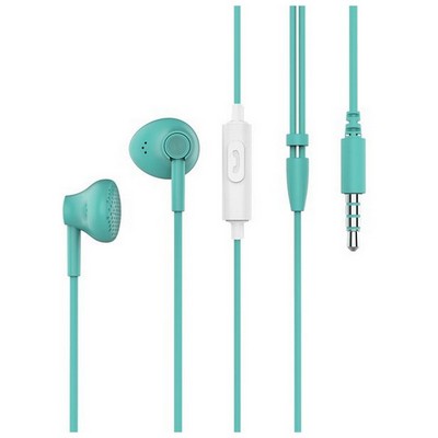PANTONE Kabelgebundene Kopfhörer – 3,5-mm-Klinkenstecker – 1,2 Meter – Cyanblau